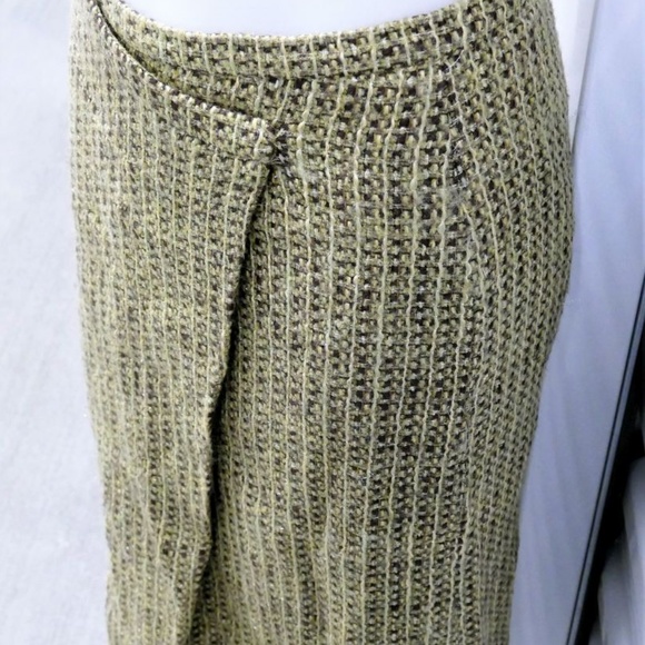 Barneys New York Gold Brocade Pencil Skirt sz 8 - Picture 8 of 8